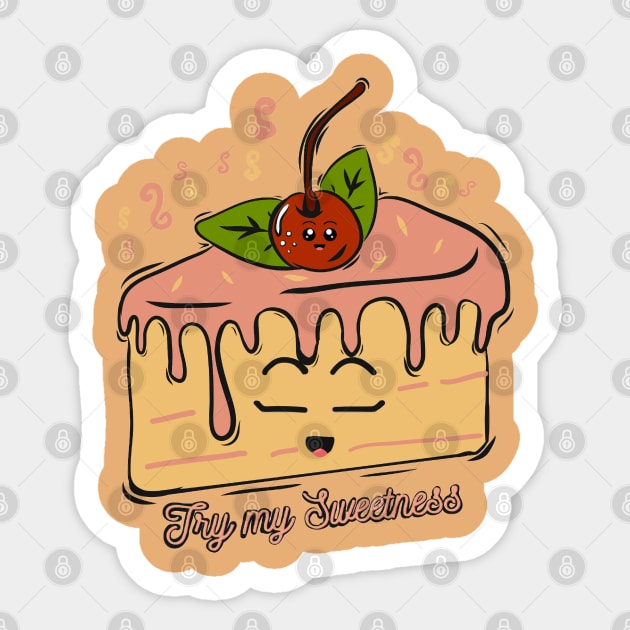 Cute Sweet Cake Sticker by Lookify